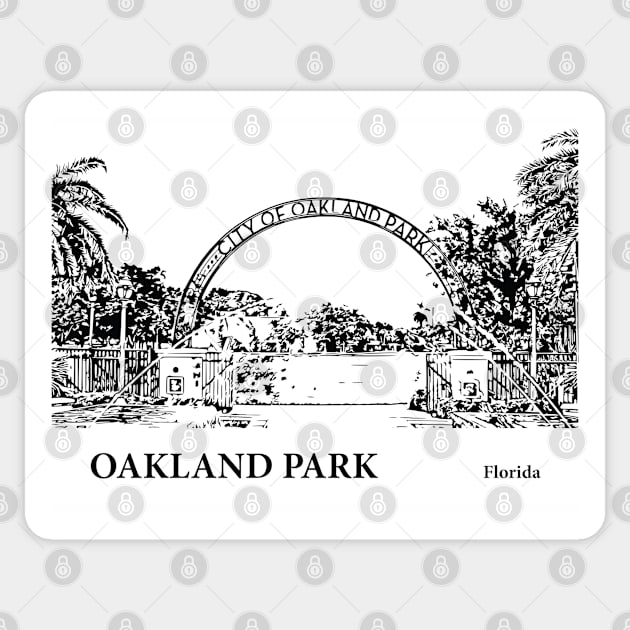 Oakland Park Florida Sticker by Lakeric